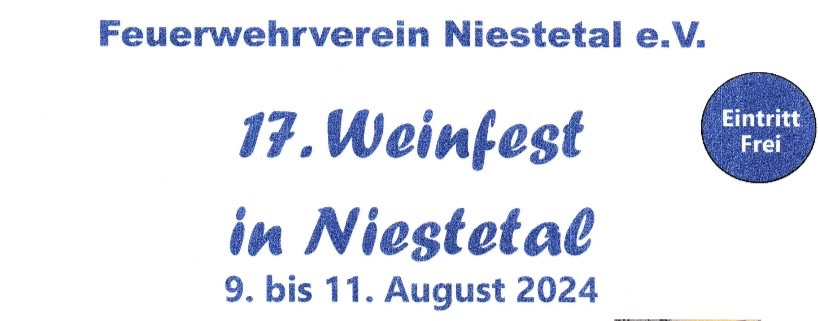 17. Weinfest in Niestetal